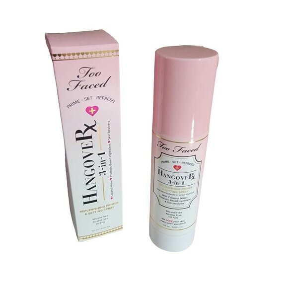 TOO FACED Hangover Rx 3-In-1 Replenishing Primer & Setting Spray NEW in Box - Picture 2 of 13